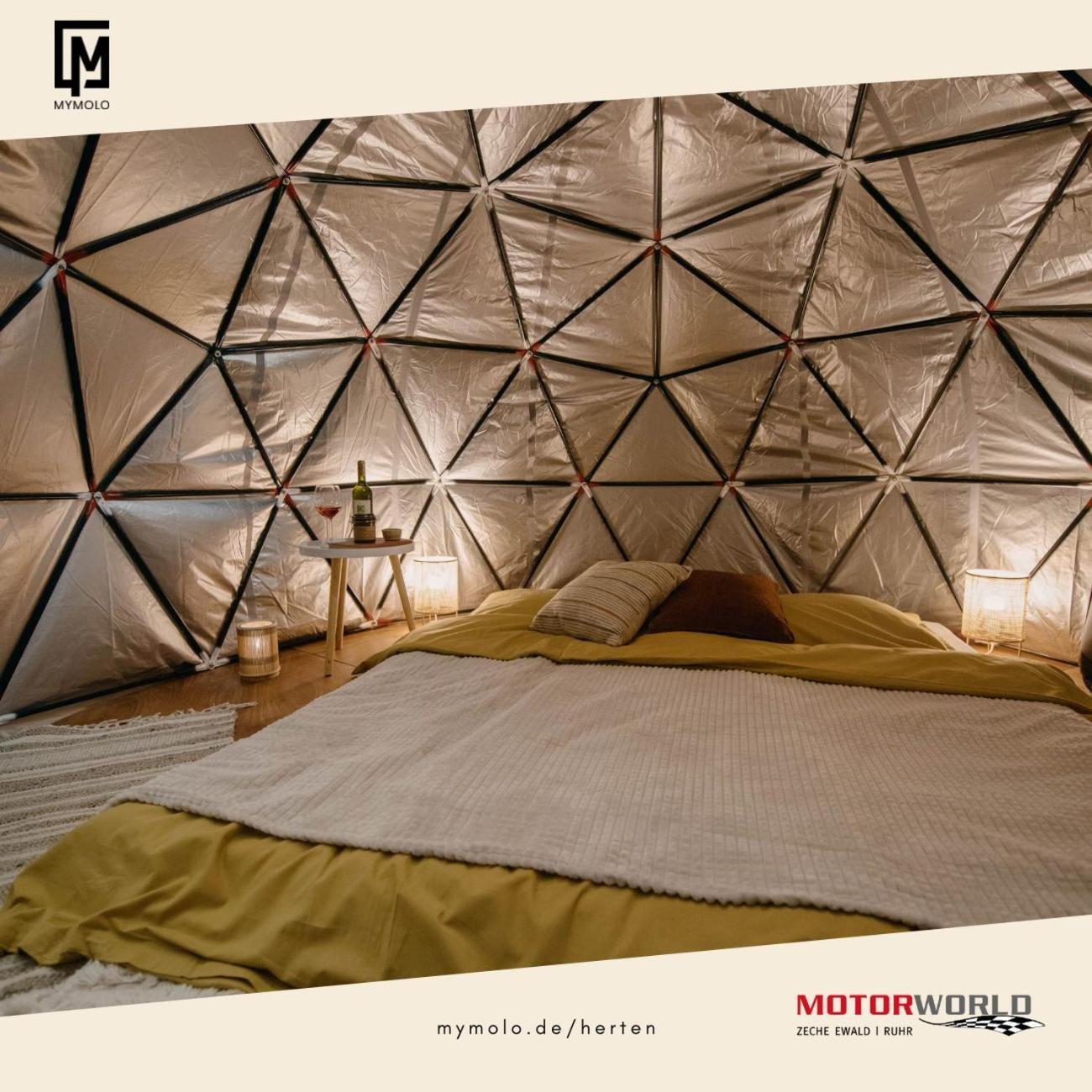 Glamping In Der Zeche Ewald Herten Herten  Extérieur photo