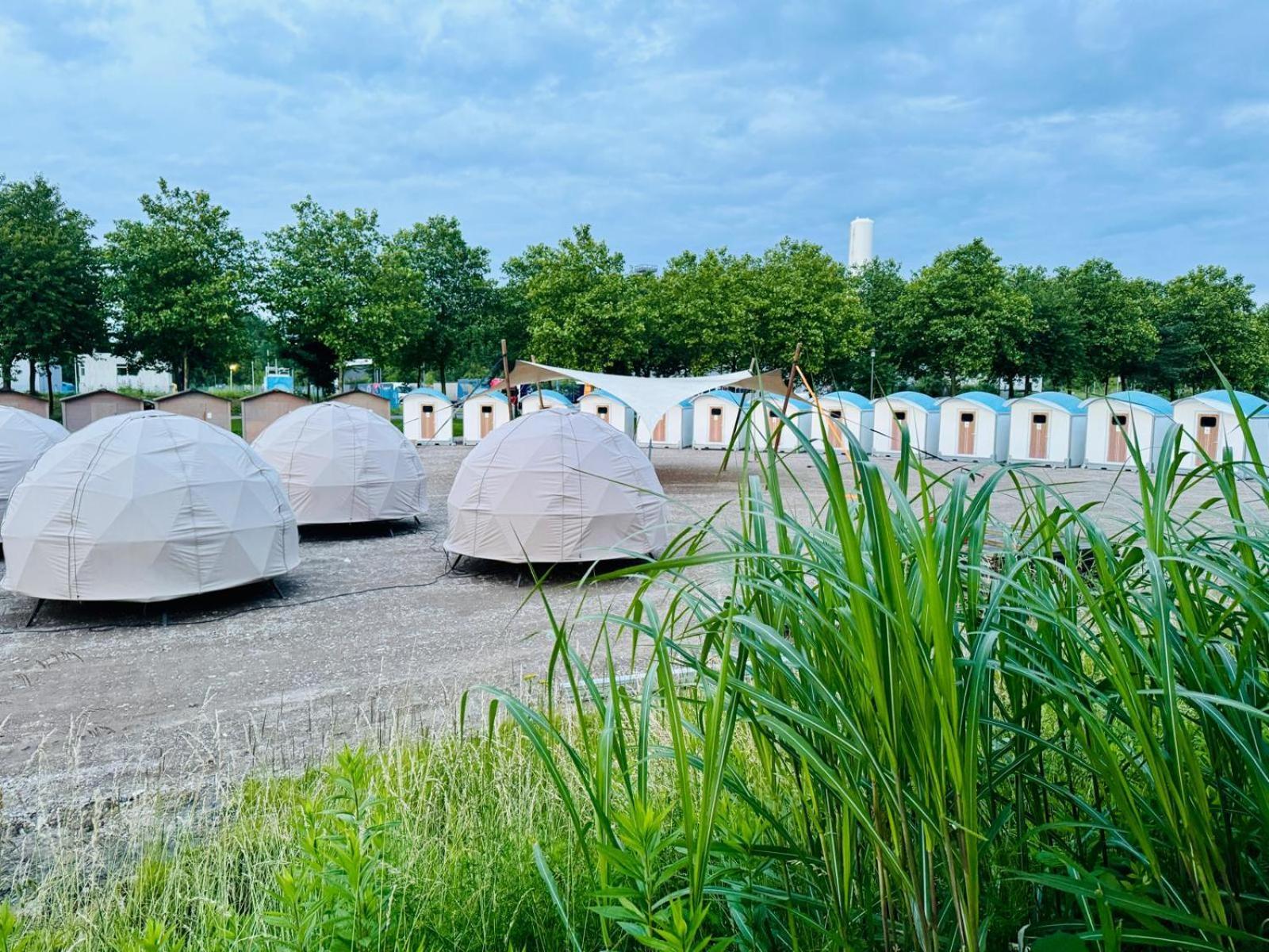 Glamping In Der Zeche Ewald Herten Herten  Extérieur photo